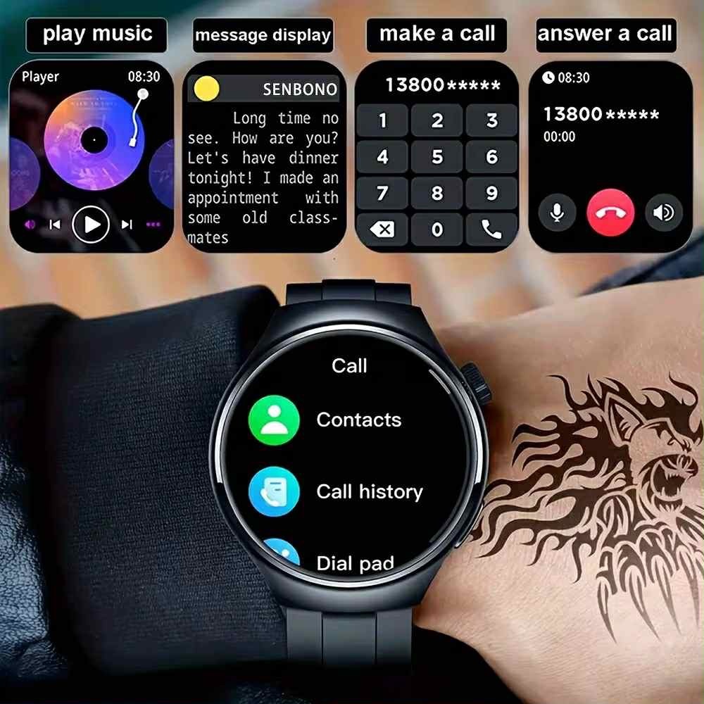 Black Smartwatch with Advanced Features - Picture 7 of 11